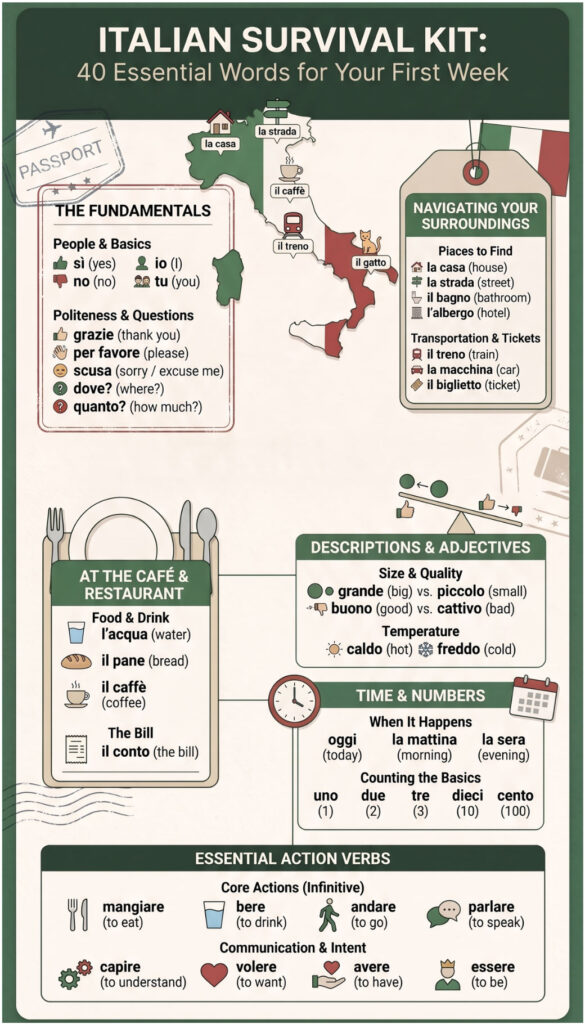 Italian survival kit - easitalian.com